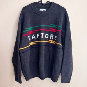 HBC Hudson’s Bay Company Raptors Graphic Crewneck Sweater - Dark Gray